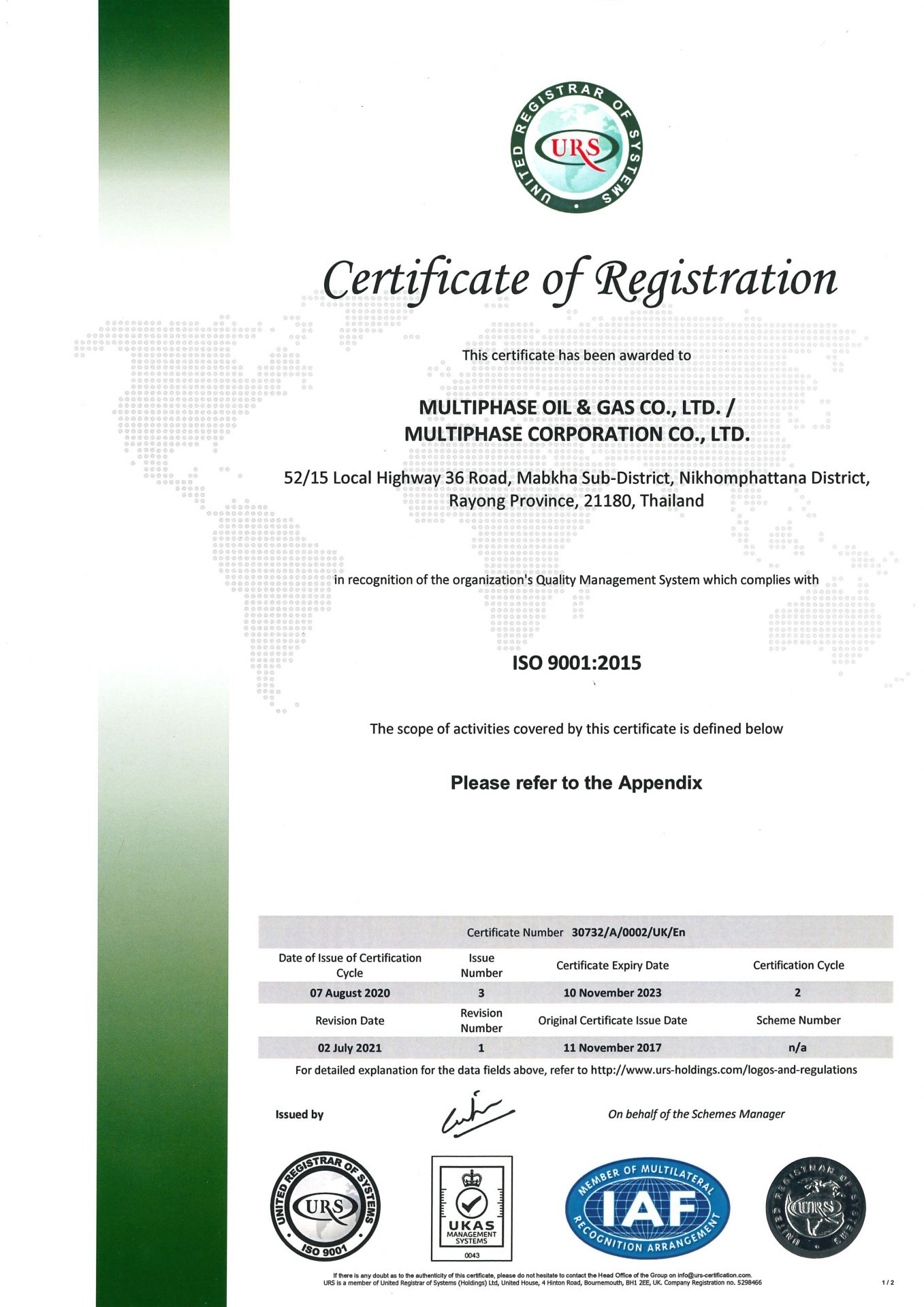 Certificate of Registration ISO9001v2015 (Rayong)_Page_1