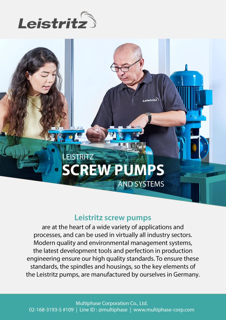 Leistritz screw pumps